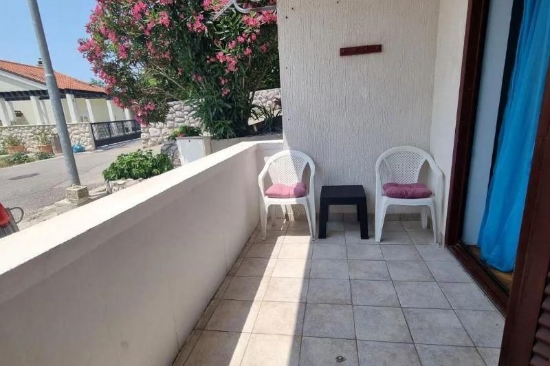 Loggia of apartment A4115 in Novi Vinodolski
