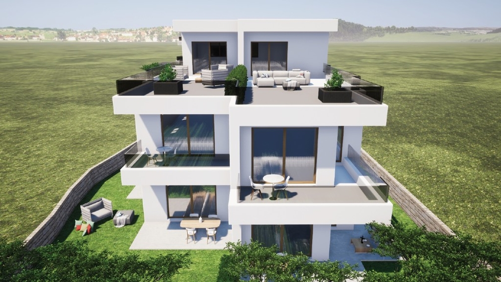 Apartment for sale in Croatia - new build with roof terrace in Tribunj