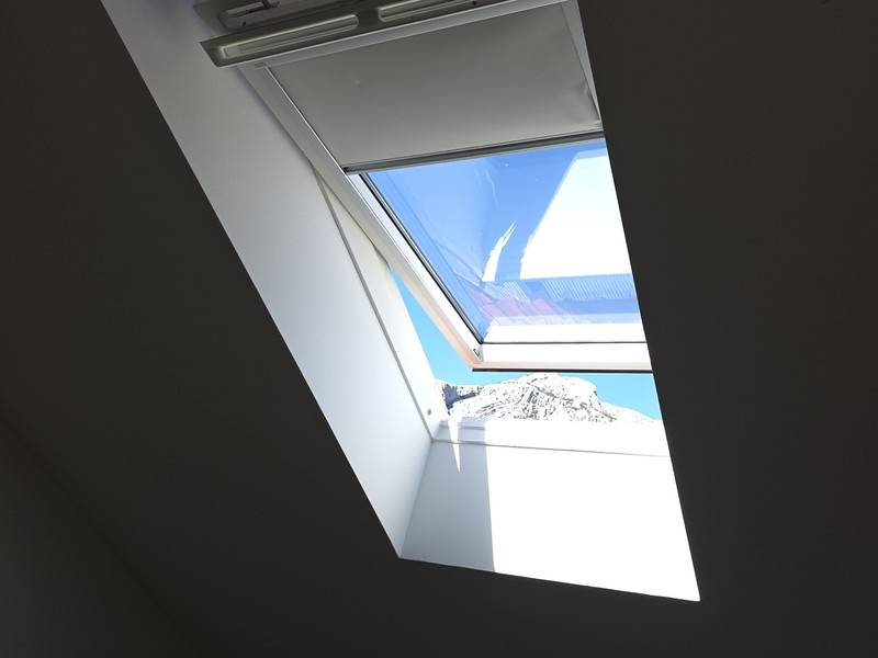 Skylight in the bedroom
