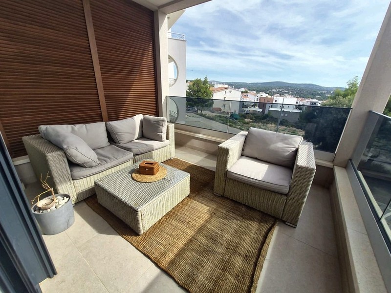 Terrace with lounge furniture
