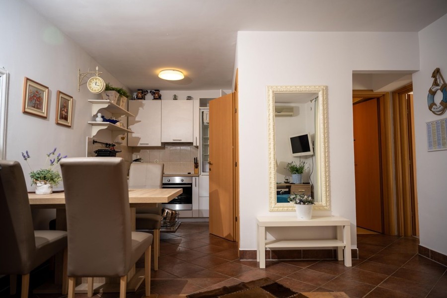 Kitchen and hallway