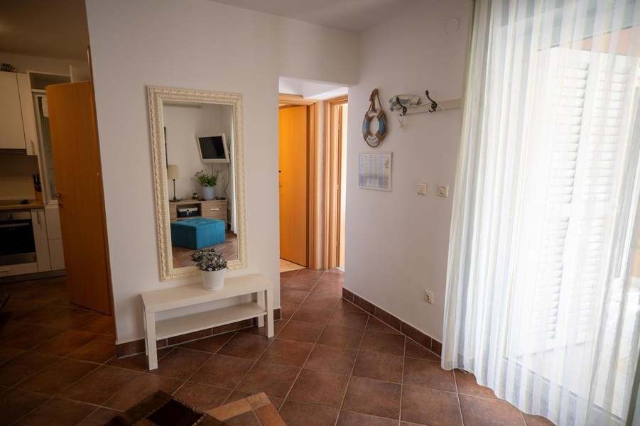 Hallway with mirror