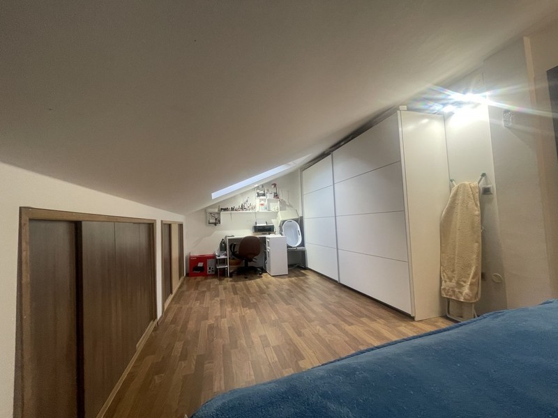 Bedroom with built-in wardrobes