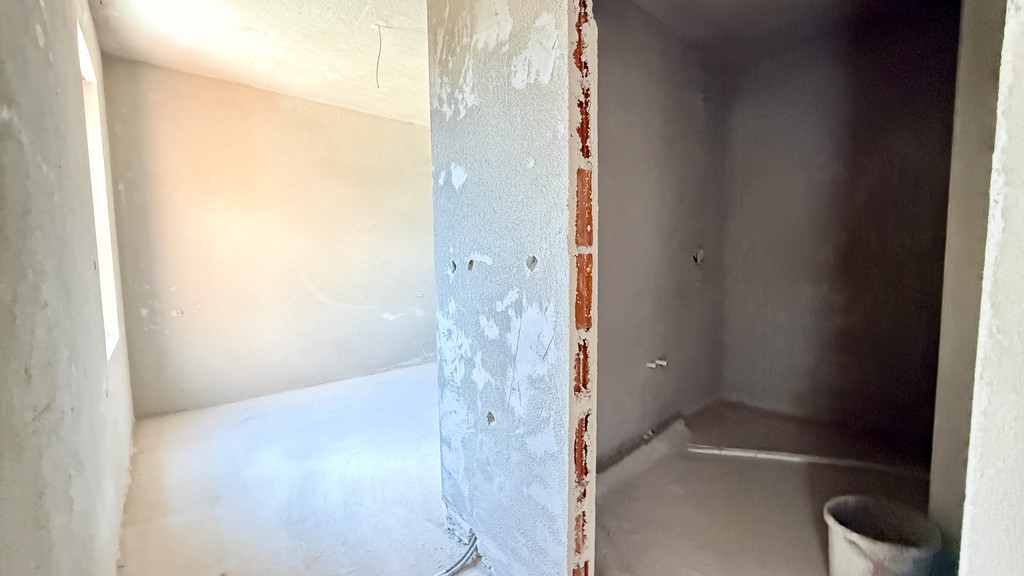 Utility room in shell construction