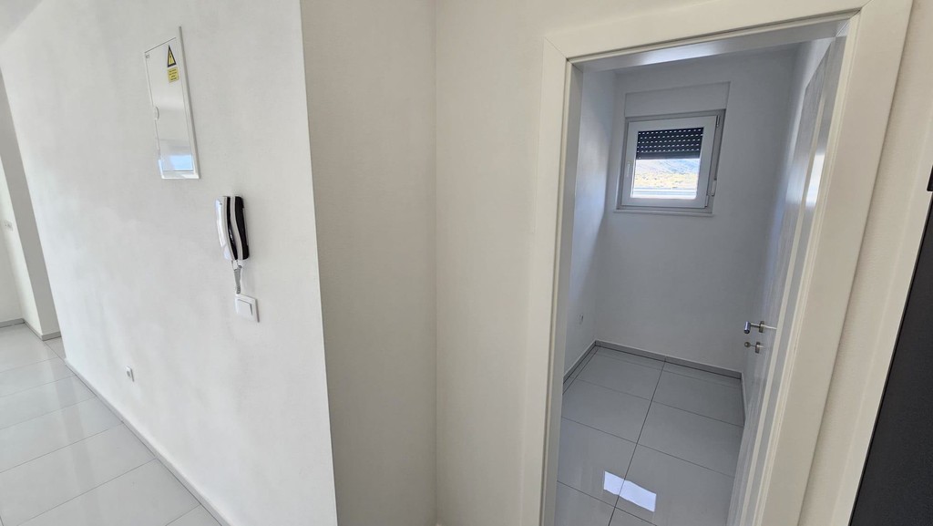 Hallway with intercom