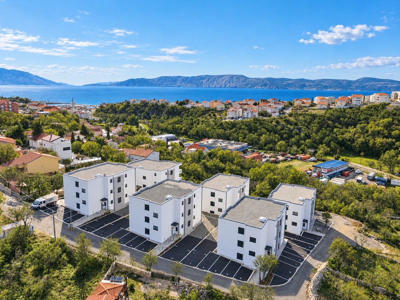 New apartment on the first upper floor in Novi Vinodolski
