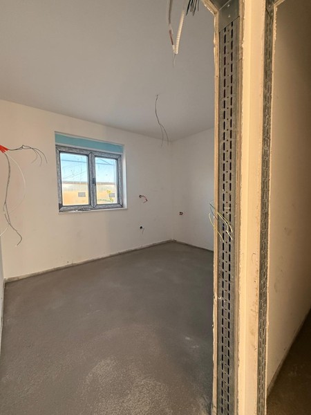 Bedroom with window under construction