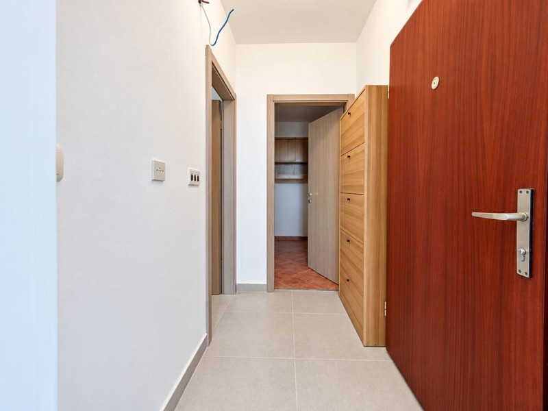 Entrance area with apartment door