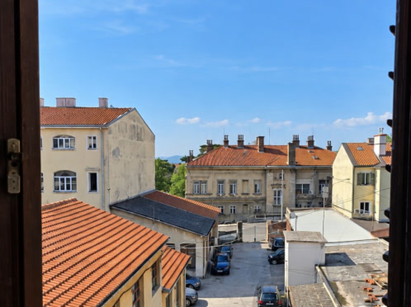 View from the window onto the inner courtyard