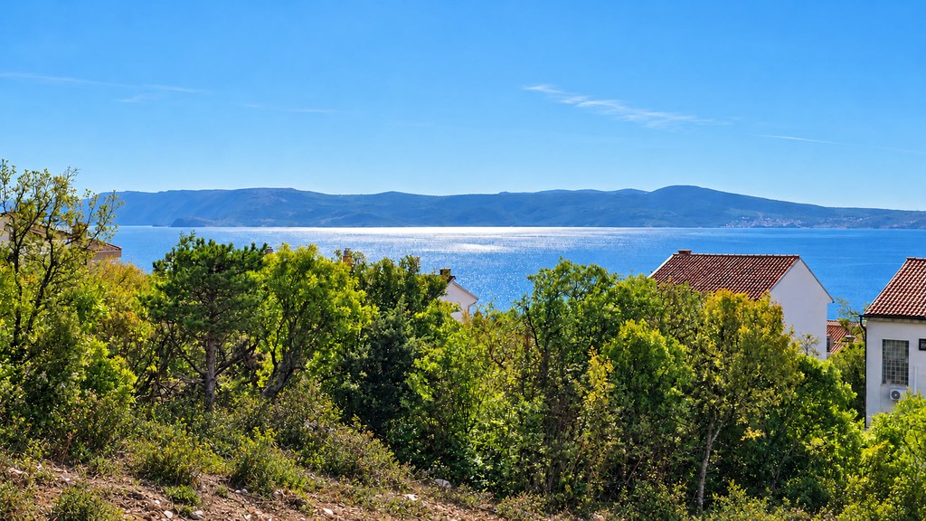 Apartment with sea view in Crikvenica, Kvarner Bay