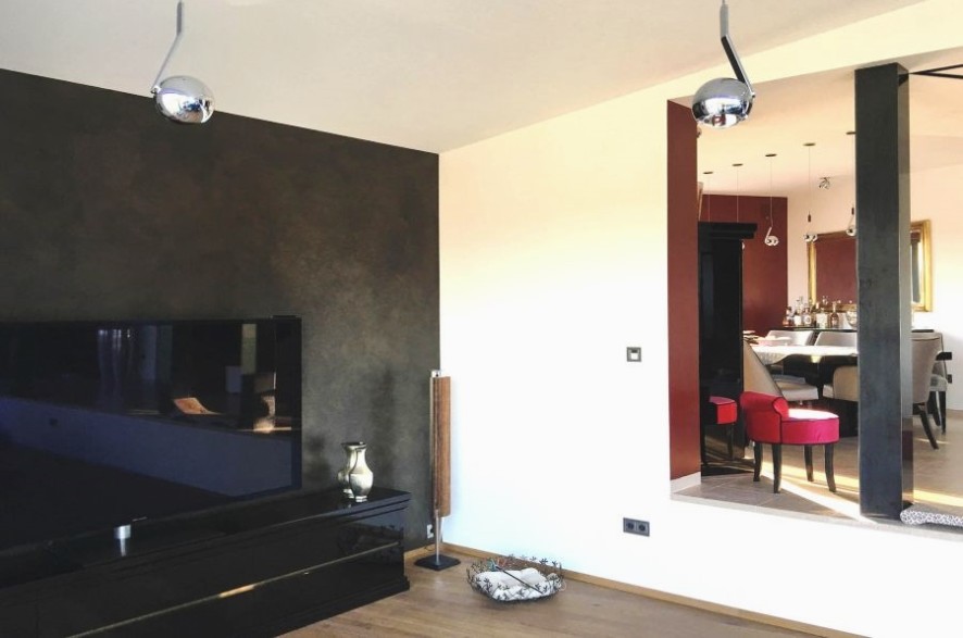 The living area of ​​property A824.