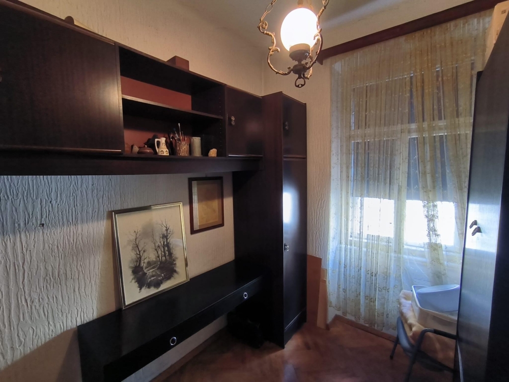 Kitchen with window and simple equipment