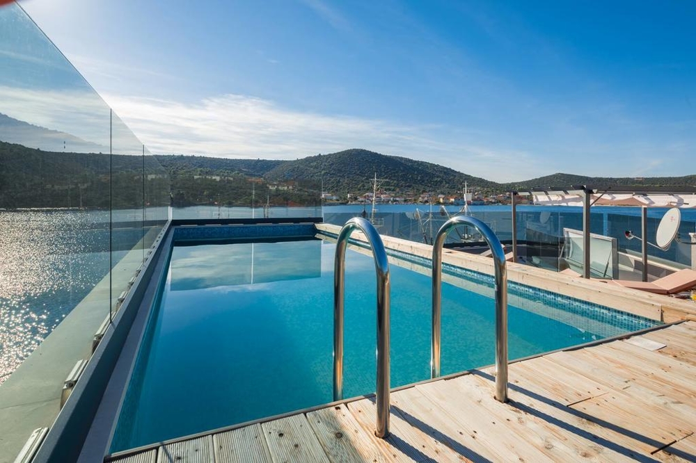 Villa by the sea near Trogir in Croatia for sale.
