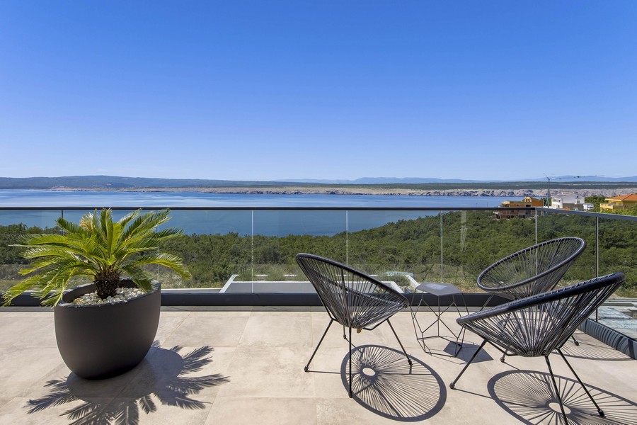 Sea view of villa H2078, Croatia - Panorama Scouting Real Estate.