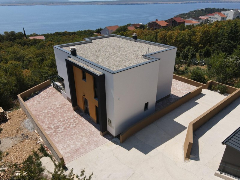 House in Dramalj from the sea side with a view of the Kvarner Bay - H2197
