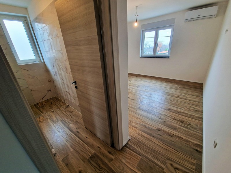 Air-conditioned bedroom and bathroom