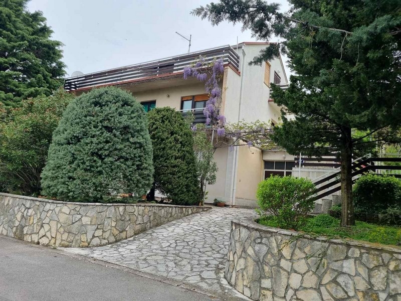 Large terrace overlooking the property