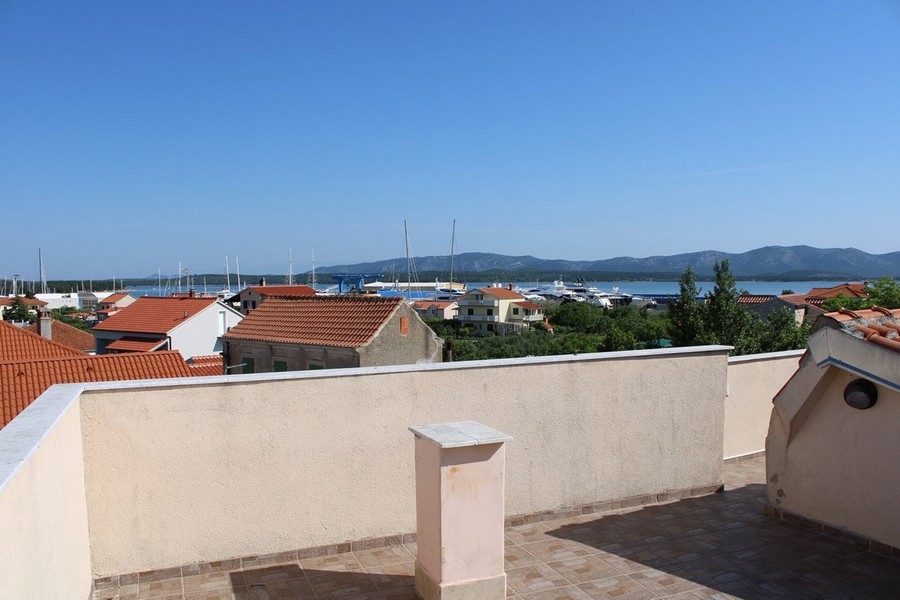 Sea view terrace of property H2572 for sale in Croatia.