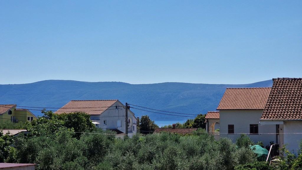 Modern villa with pool and sea view near Krk
