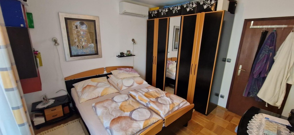 Bedroom with large wardrobe