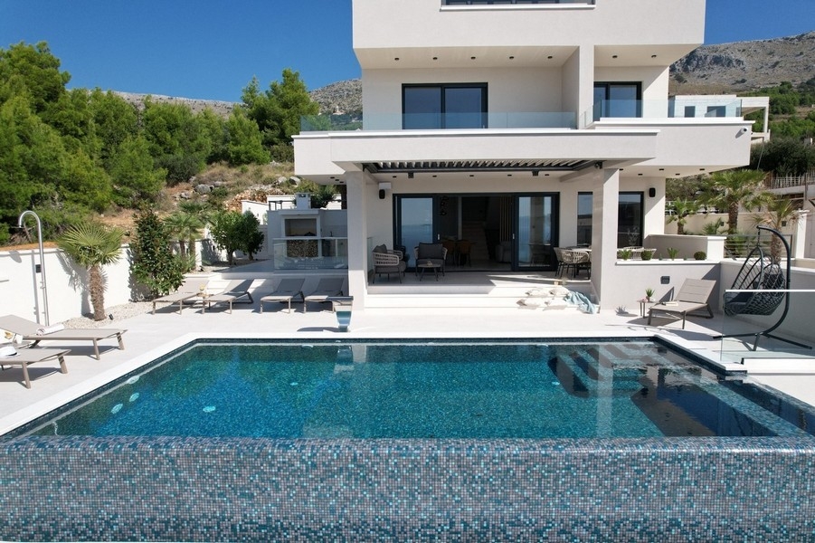 Sea view of property H2679 for sale in Croatia - Panorama Scouting.