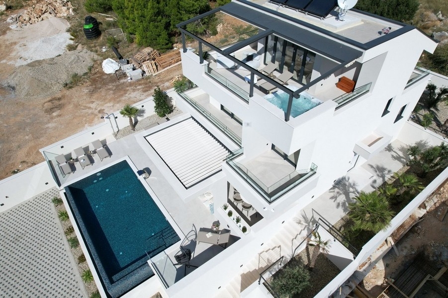 Panoramic sea view in Croatia. H2679, Damatien, property in Split.