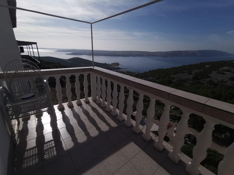 Sea views from house H2787 for sale in Stinica, Croatia.