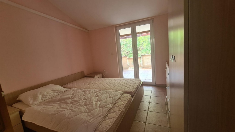 Sleeping area with access to the balcony