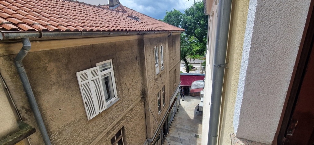 View from a window of the buildings opposite