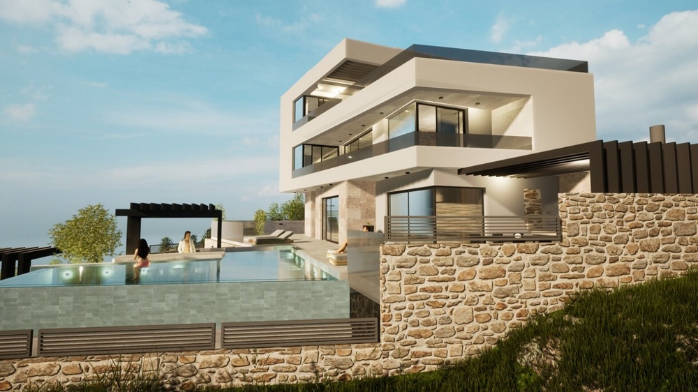 Buy a luxurious villa near the sea near Rogoznica, Croatia.