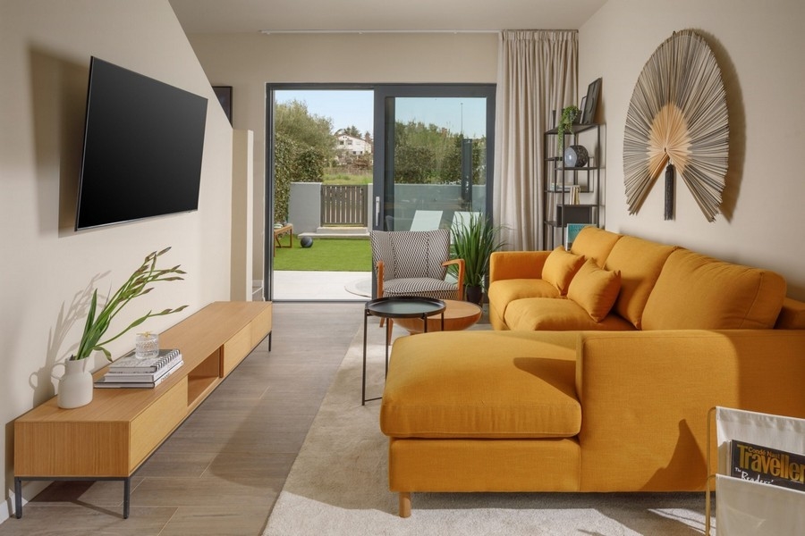 Living room of the property H3583 in Istria, Croatia.