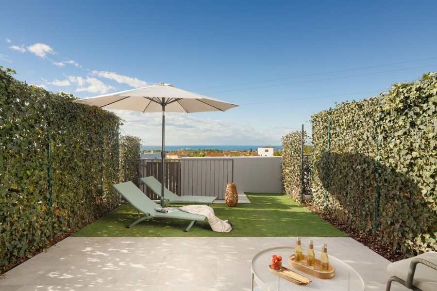 Buy row house with sea views at Porec in Croatia - Panorama Scouting H3584.