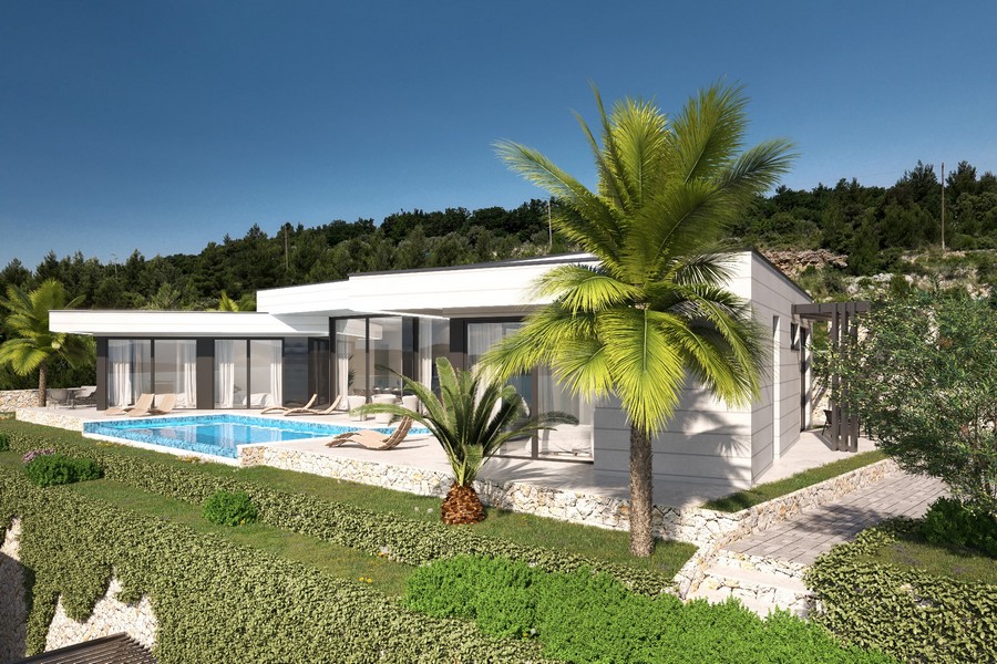 Buy villa in Croatia - Real estate H3588 at Posedarje in the Zadar region.