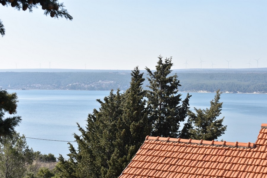 Sea view of the house H3598 in the Zadar region, Croatia.