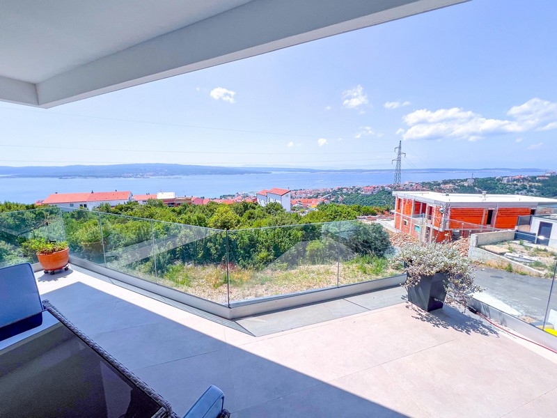 Sea view of the property H3601 in Crikvenica, Croatia - Panorama Scouting.