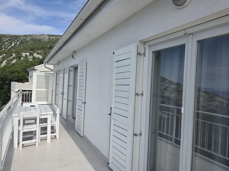Terrace of the house H3717 in Senj, Croatia.