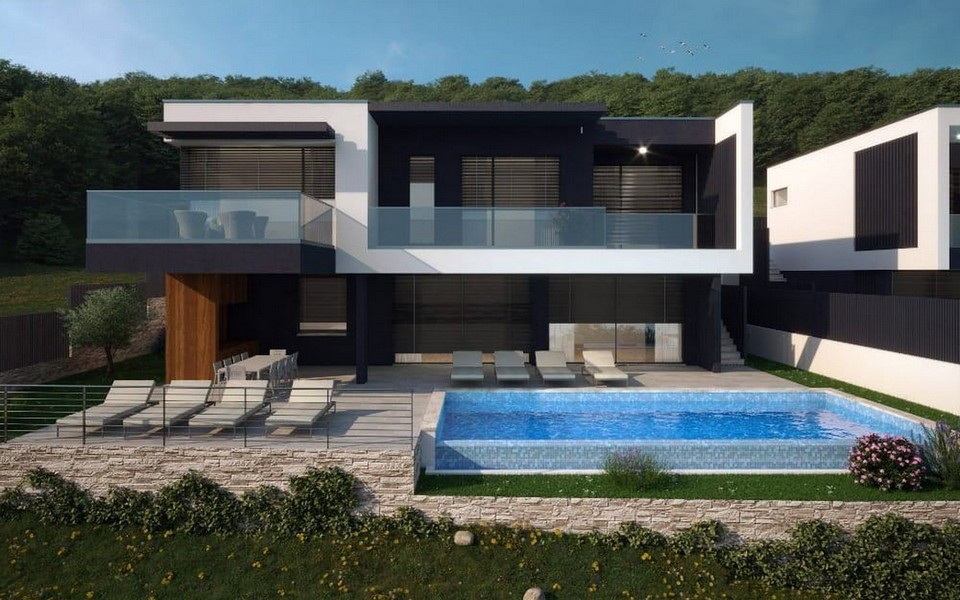 Luxury villa with pool for sale in Croatia - Panorama Scouting H3719.