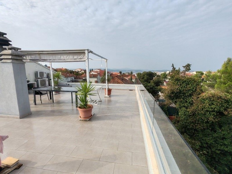 Sea view from the roof terrace of property H3775 in Zadar, Croatia.