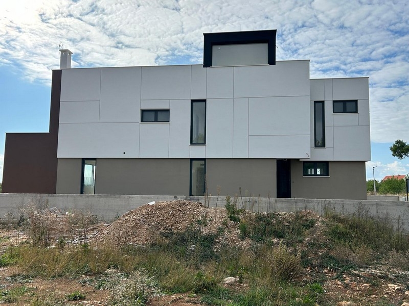 Back of Villa H3778 in Privlaka, Croatia.