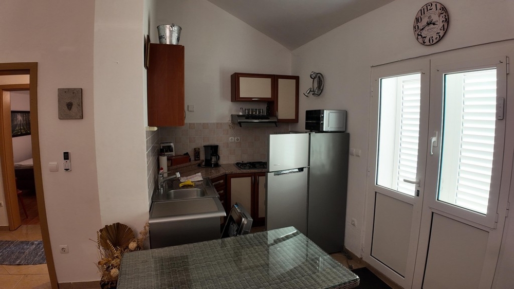 Kitchen in the attic.