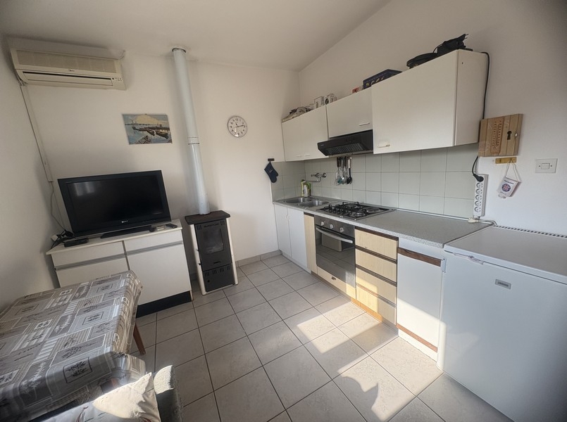 Kitchen with living area