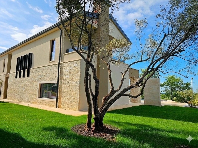 Back of villa H3794, which is for sale in Croatia.