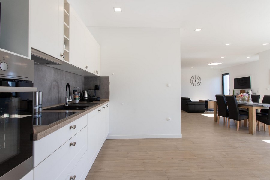 Sea view of villa H1720, which is for sale in Kastela, Croatia.