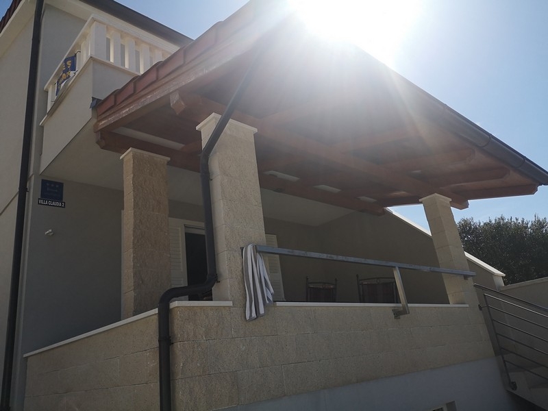 Terrace of unit H3805 for sale in Croatia.