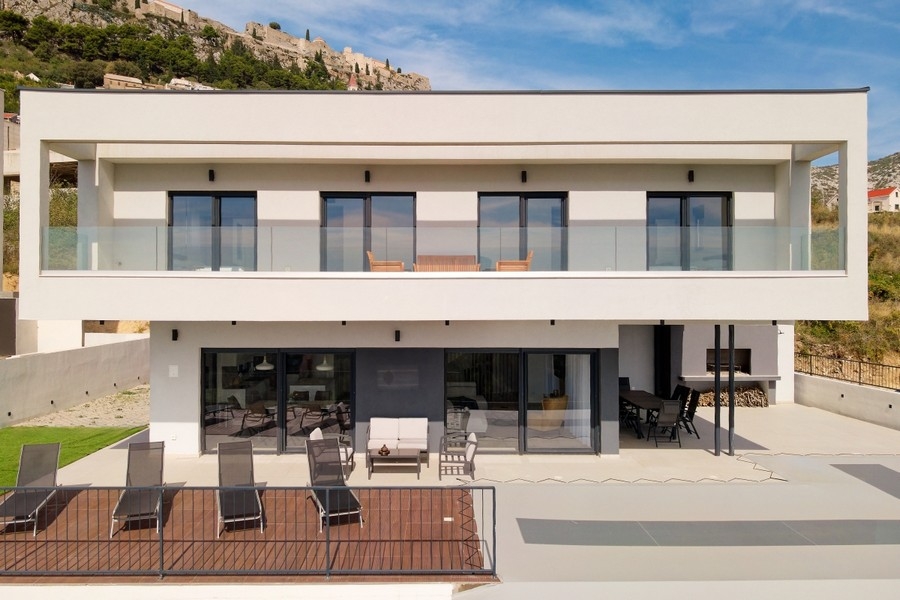 Buy a modern villa near Split in Croatia.
