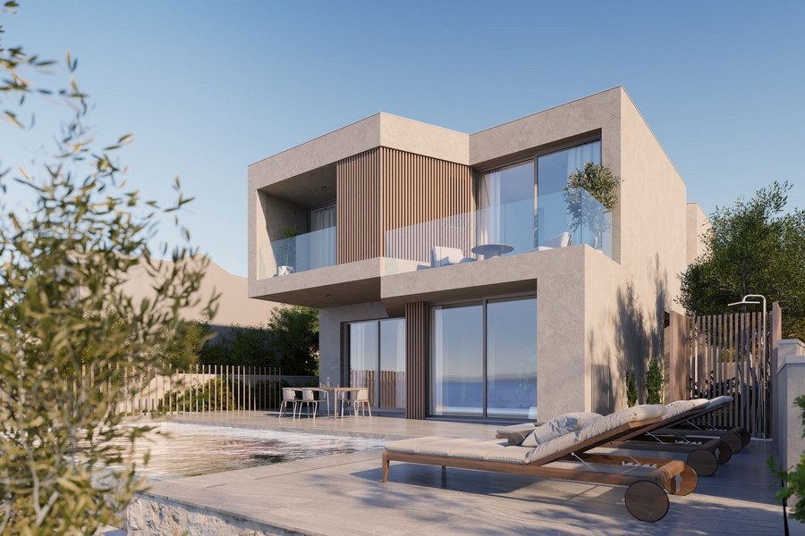 Villas in the 1st row to the sea - Real Estate Croatia.