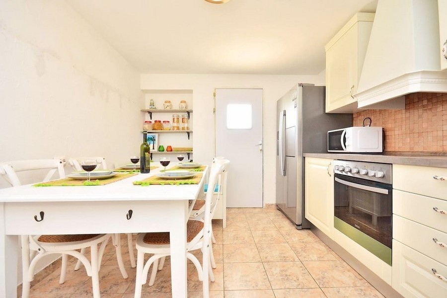 Kitchen with dining area