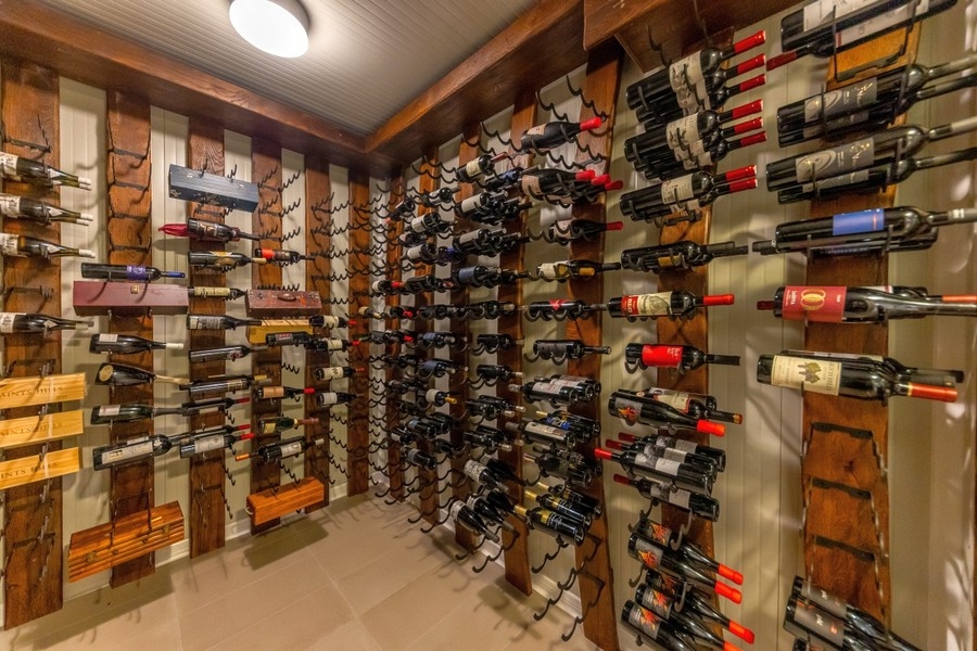 Wine cellar with extensive wine storage