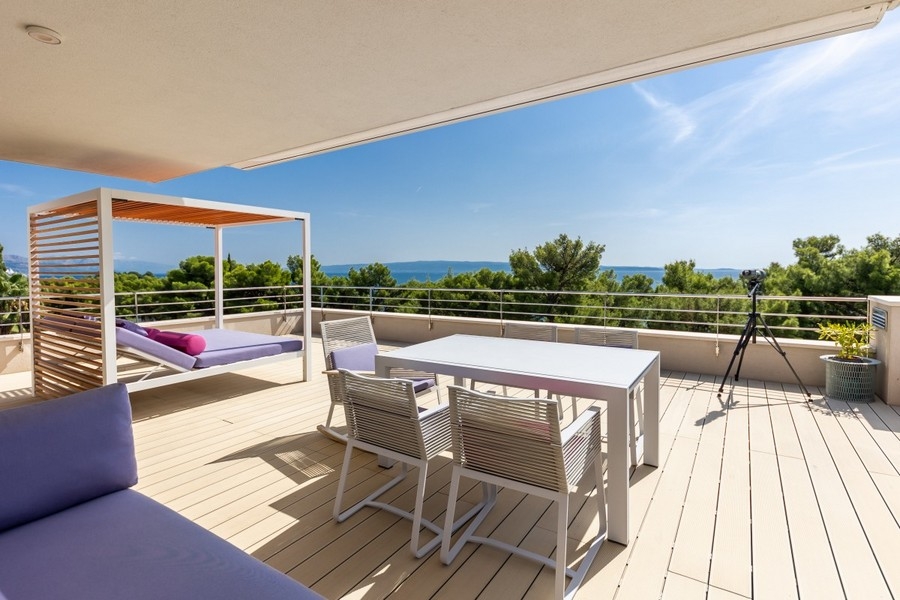 Sea view villa for sale right on the sea in Split, Croatia.