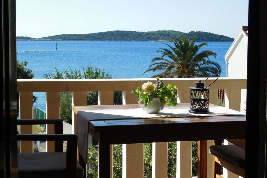 View of the sea from property H3860 in Croatia on Vis.